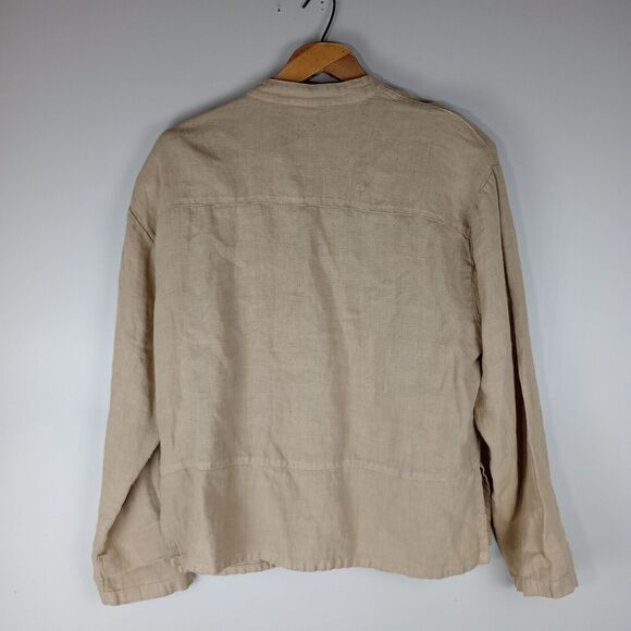 California Threads Vintage Linen Top Mother Of Pearl Buttons Large Artsy - Picture 11 of 11